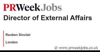 Reuben Sinclair: Director of External Affairs