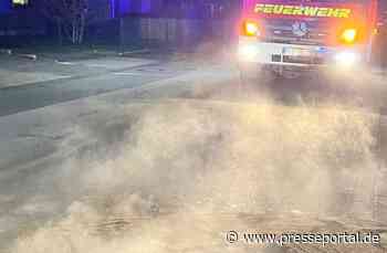 FW Hünxe: Einsatz mit auslaufenden Betriebsmitteln