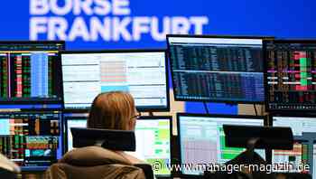 Börse: Dax rutscht wegen Zinssorgen ins Minus