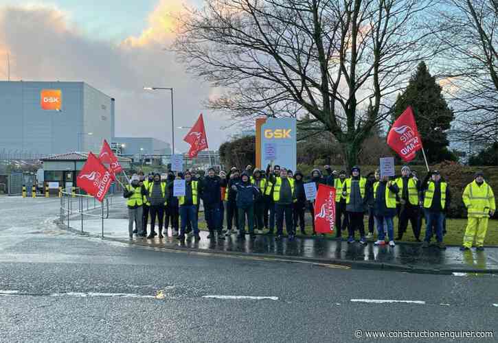 Scaffolders and sparks strike at antibiotic plant