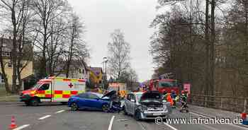 Coburg: Vier Verletzte bei Unfall - Vorfahrt übersehen