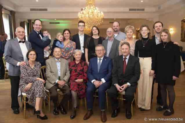 Levensgenieters Daniël en Hélène vieren hun zeventigjarig huwelijk