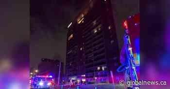 Residents evacuated after early morning fire in downtown Hamilton apartment