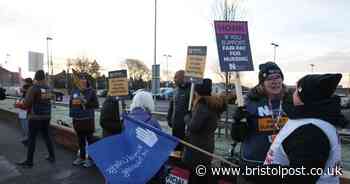 Bristol nurses go on strike in the biggest ever round of NHS walkouts
