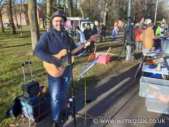 Music brings people together on picket line at Arrowe Park