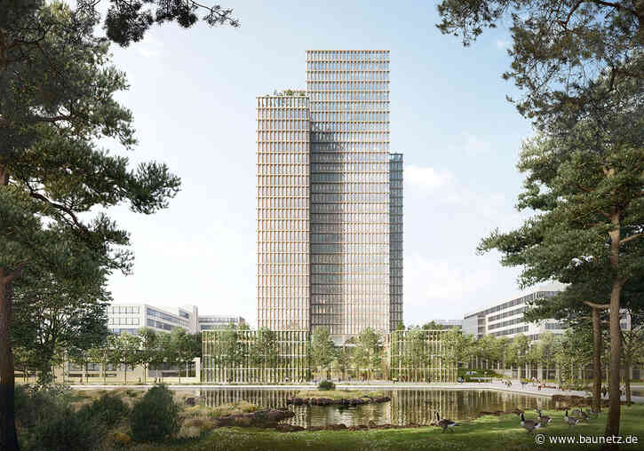 Vierfachturm der Verwaltung - Auftrag für AllesWirdGut Architektur in Düsseldorf