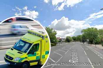 Kidbrooke Park Road Eltham car crash: Woman taken to hospital