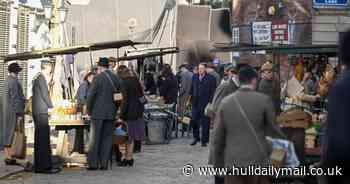 Old Town transformed into Blitz Britain as filming starts for Apple TV