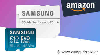 Amazon: Samsung-microSD mit 512 GB für rund 47 Euro