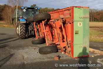 Stemwede: Traktor und Auto stoßen zusammen
