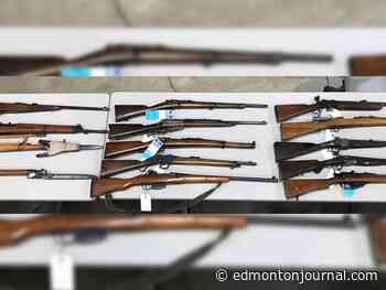 Firearm trafficking charges after 200 weapons stolen from Edmonton home: Police