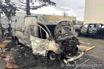 Suspicious van fire on Railway Avenue makes at least five in past three months in Chilliwack