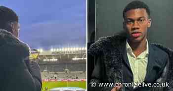 Exciting striker makes St James' Park visit amid Newcastle United trial talk