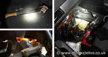 Four arrested after failed Arthur's Hill burglary sees suspects flee in car filled with cash and drugs