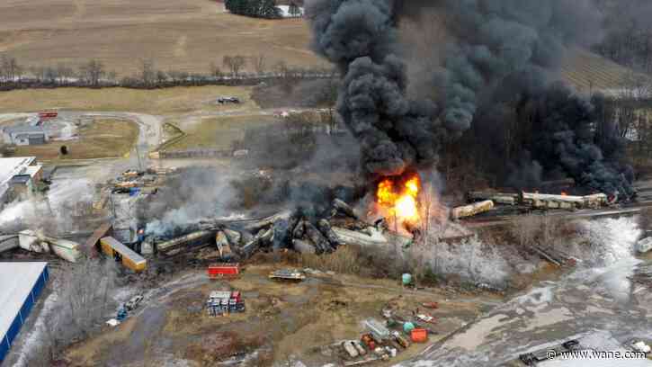 Sheriff: Toxic gas release likely from Ohio derailment