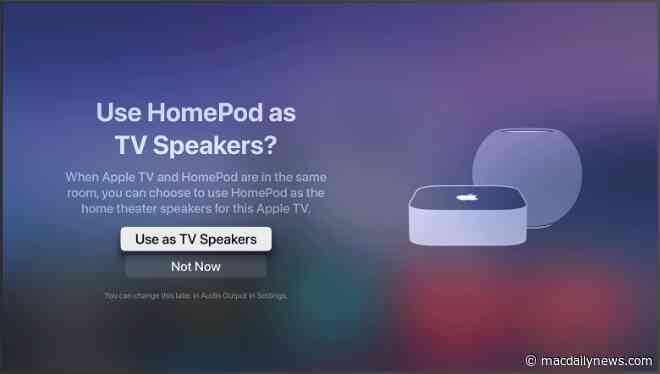 How to set up home theater audio with HomePod or HomePod mini and Apple TV 4K