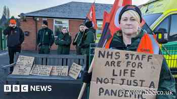 Lack of NHS funding 'heartbreaking', says striking paramedic