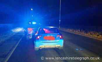 Drunk driver crashes into back of police car in Clitheroe