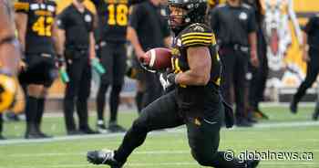 RB Erlington re-signs with Ticats, source says QB Shiltz agrees to remain in Hamilton