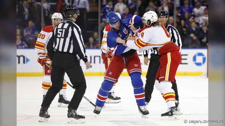 Alexis Lafreniere scores in OT to lift New York Rangers over Calgary Flames 5-4