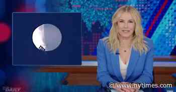 A ‘Bag of Helium’ Helps Chelsea Handler Start Her ‘Daily Show’ Guest Stint
