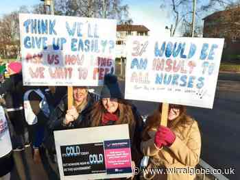 Wirral nurses back on picket lines today in pay dispute