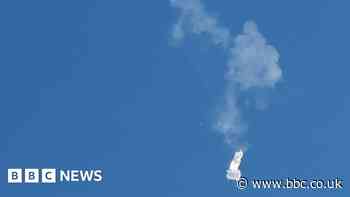 Video appears to show China 'spy' balloon being shot down