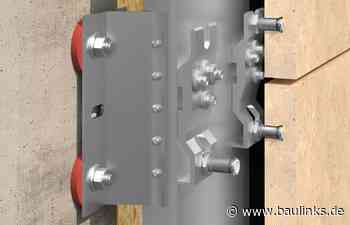 Hinterschnittener Halt für den Naturstein an der neuen Visitenkarte von Minneapolis