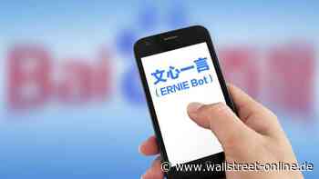 Hype um künstliche Intelligenz: Baidu-Aktie geht steil: Chinas ChatGPT-Jäger heißt Ernie Bot!