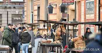 A closer look at the film set in Hull's OId Town following its first day of shooting