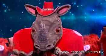 Rhino's Masked Singer identity given away by Hollywood stars as Davina McCall 'cottons on'