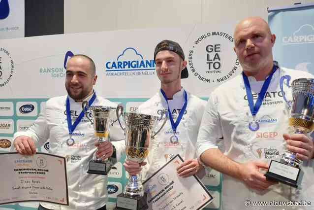 Djordy van Dito’s Ice-Cream doet jury smelten met zijn bloemenijs en wint BK