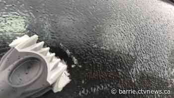 Freezing rain warning for central Ontario ends