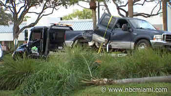 Mom and Son Arrested After Stolen Truck, Carjacked SUV Crash While Fleeing Police in Doral, Hialeah