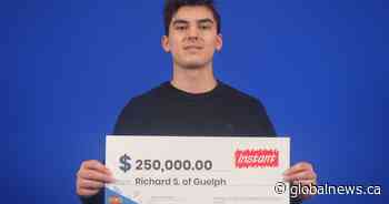 Guelph student wins big on instant scratch lottery