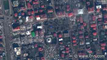 Before and after satellite images show destruction in Turkey