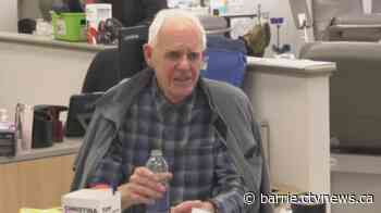 Man makes 224th donation to Canadian Blood Services