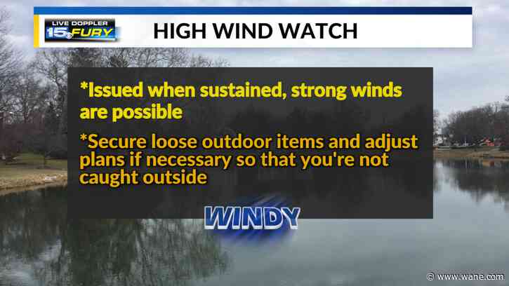 Thursday's High Wind Watch not that uncommon for February