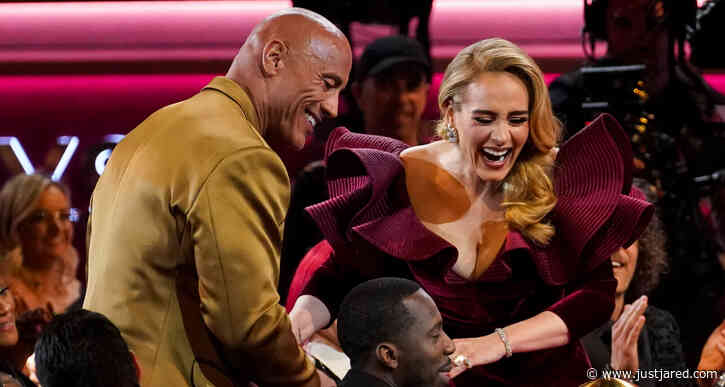 Dwayne Johnson Reveals How He Was Able to Pull Off Surprising Adele at Grammys 2023