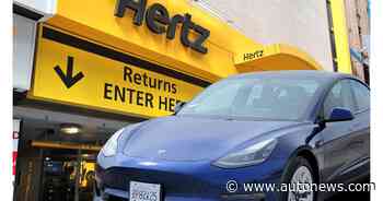 Hertz has less than half the Teslas it planned to order by now