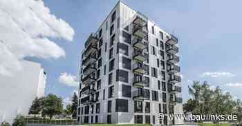 Neungeschossiger Holz-Hybridbau mit attraktiven Hardie Panel-Fassadentafeln und PV-Modulen