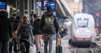 Deutsche Bahn kündigt Fahrplanänderungen und Schienenersatzverkehr in Franken an