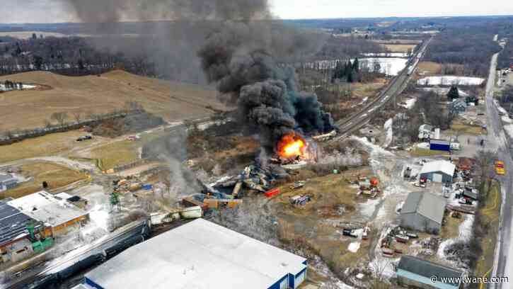 Toxic gases connected to Ohio train derailment cause concern