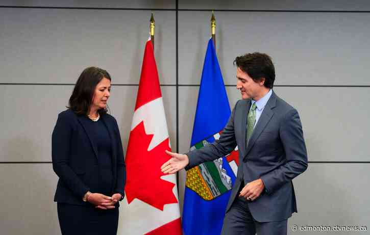 Awkward moment or conscious message? Political experts weigh in on Danielle Smith-Justin Trudeau handshake
