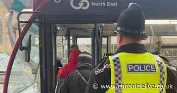 Police crackdown on rise in anti-social behaviour on Gateshead buses and Metros