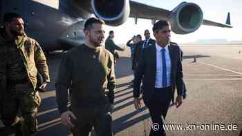 Selenskyj zu Besuch in London: Ukraine-Präsident trifft auch König Charles