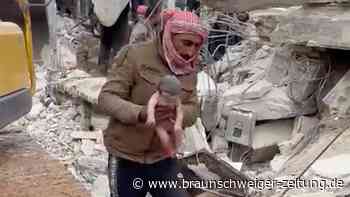 Erdbeben: Mutter bringt Baby unter Trümmern zur Welt