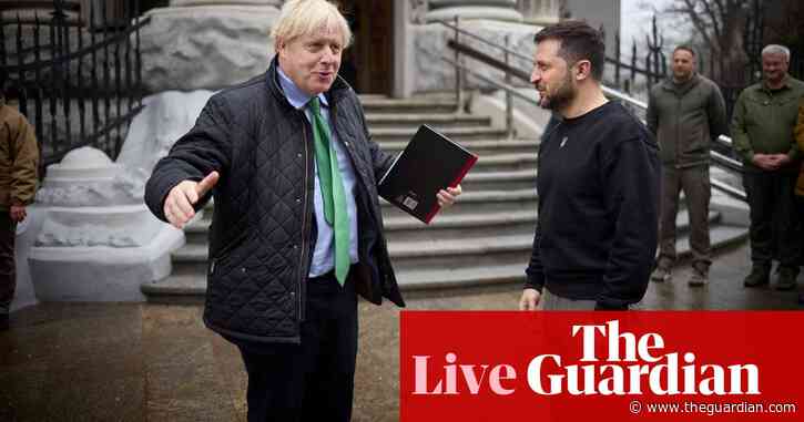 Boris Johnson steps up pressure on Rishi Sunak to send Typhoon jets to Ukraine – UK politics live