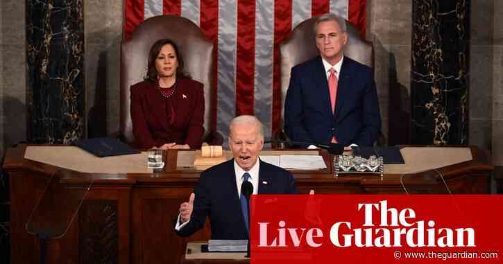 Biden delivers strong State of the Union speech to boost chances of 2024 re-run – live