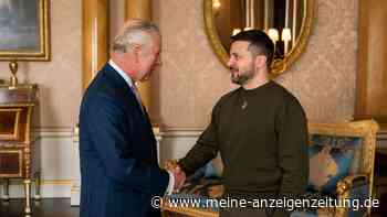 Ukraine-Krieg: Selenskyj trifft König Charles III. auf Tour durch Europa